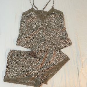 Aerie matching pajama set.